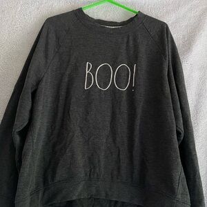 Rae Dunn “BOO”  sweater/pajama top